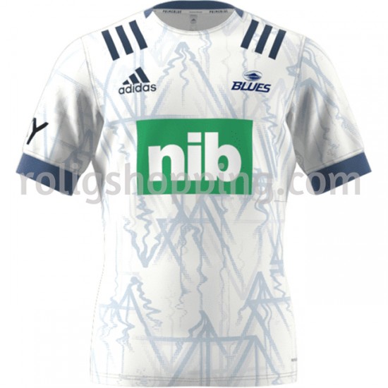 Rugbytröjor Auckland Blues Andraställ 2020 Kort ärm