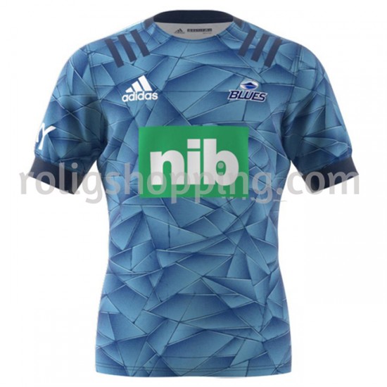 Rugbytröjor Auckland Blues Förstaställ 2020 Kort ärm