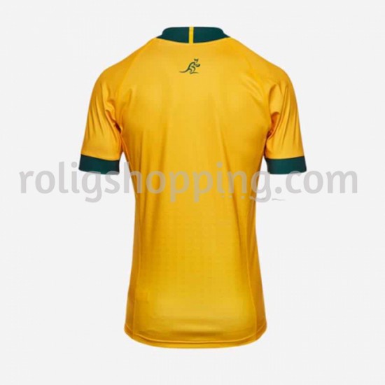 Rugbytröjor Australia Andraställ 2021 Kort ärm
