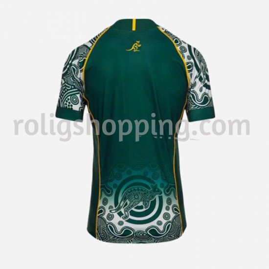 Rugbytröjor Australia Förstaställ 2021 Kort ärm