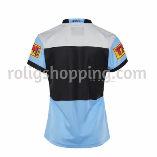 Rugbytröjor Cronulla Sutherland Sharks Förstaställ 2021 Kort ärm