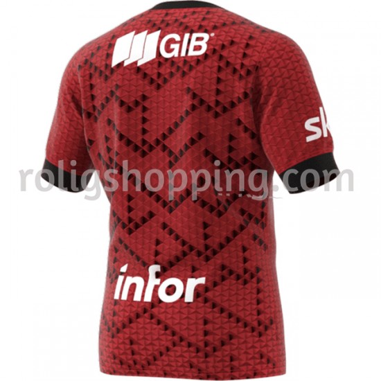 Rugbytröjor Crusaders Andraställ 2020 Kort ärm