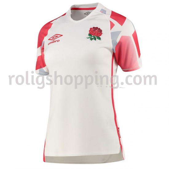 Rugbytröjor England 7S Kvinnor Förstaställ 2020-2021 Kort ärm