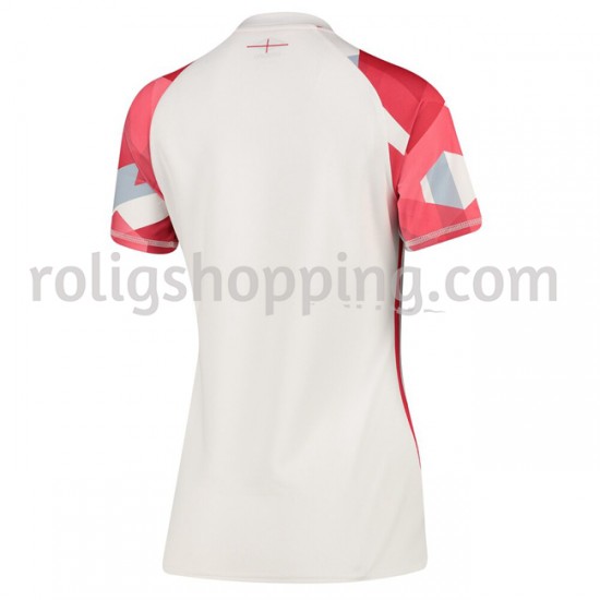 Rugbytröjor England 7S Kvinnor Förstaställ 2020-2021 Kort ärm