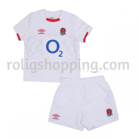 Rugbytröjor England Barn Förstaställ 2020-2021 Kort ärm