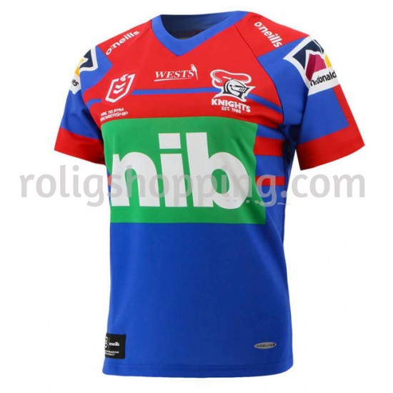 Rugbytröjor Newcastle Knights Förstaställ 2021 Kort ärm