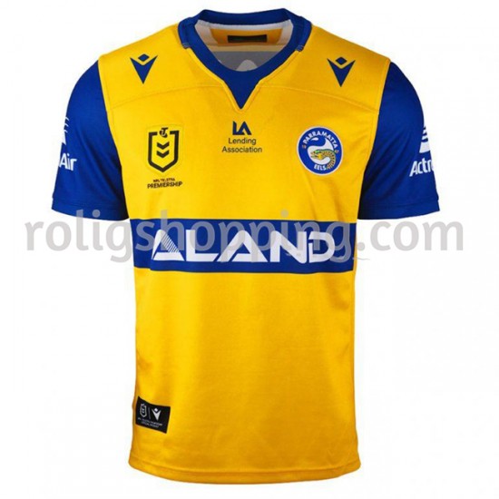 Rugbytröjor Parramatta Eels Andraställ 2021 Kort ärm