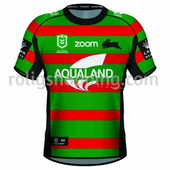 Rugbytröjor South Sydney Rabbitohs Förstaställ 2021 Kort ärm