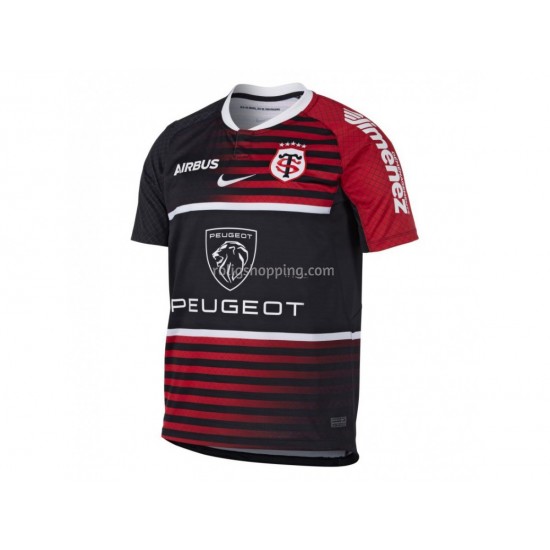 Rugbytröjor Stade Toulousain Förstaställ 2021-2022 Kort ärm