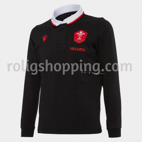 Rugbytröjor Wales Classic Andraställ 2020-2021 Lång ärm