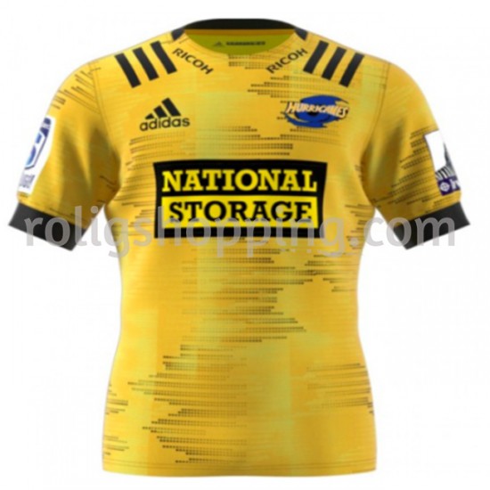 Rugbytröjor Wellington Hurricanes Förstaställ 2020 Kort ärm