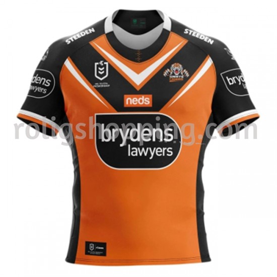 Rugbytröjor West Tigers Andraställ 2021 Kort ärm