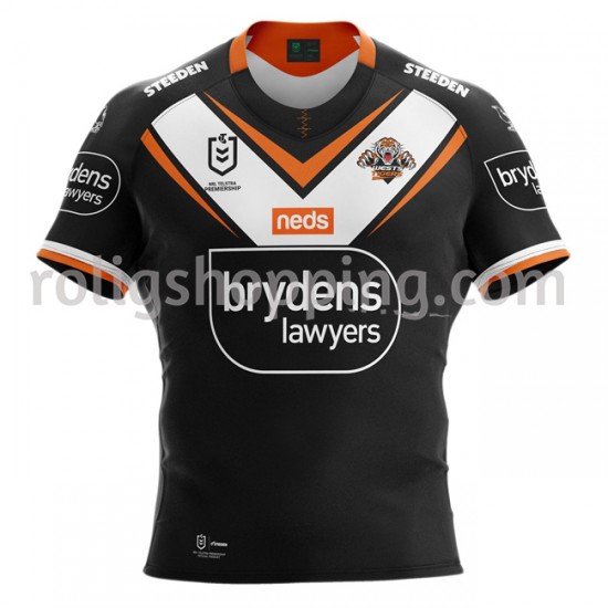Rugbytröjor West Tigers Förstaställ 2021 Kort ärm
